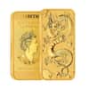 2019 1 oz Gold Australian Dragon Coin Bar $100 BU