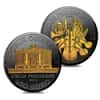 2019 1 oz Austrian Silver Philharmonic Coin Black Ruthenium 24K Gold Edition (w/Box & COA) 