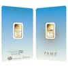 5 gram PAMP Suisse Gold Bar - Am Yisrael Chai (in Assay) .9999 Fine 