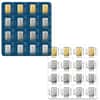 10 Grams Pamp Suisse Gold Platinum Palladium Silver Multigram Portfolio Bars (Four Metals,16x2.5 Grams)