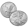 2021-W 1 oz Burnished Silver American Eagle Type 2 (w/Box & COA)