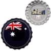 2022 Chad 6 gram World Landmarks - Australia Bottle Cap Proof Silver Coin .999 Fine (In Cap)
