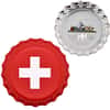 2022 Chad 6 gram World Landmarks - Switzerland Bottle Cap Proof Silver Coin .999 Fine (In Cap)