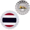 2022 Chad 6 gram World Landmarks - Thailand Bottle Cap Proof Silver Coin .999 Fine (w/Box)