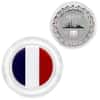 2022 Chad 6 gram World Landmarks - France Bottle Cap Proof Silver Coin .999 Fine (In Cap)
