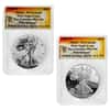 2012 S 1 oz Proof Silver American Eagle 2-Coin Set ANACS PF 70 DCAM First Release