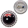 2022 Chad 6 gram World Landmarks - Australia Bottle Cap Proof Silver Coin .999 Fine (In Cap)