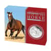 2014 3.5 oz Proof Silver Lunar Year of The Horse Australian Perth Mint 3-Coin Set (w/Box & COA)