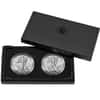 2021 W/S 1 oz Reverse Proof Silver American Eagle 2-Coin Set Designer Edition (w/Box & COA)