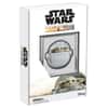 2022 Niue 1 oz Silver Grogu in Pod Shaped Coin - Star Wars The Mandalorian .999 Fine (w/Box & COA)