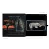 2022 Solomon Islands 1 oz African Black Rhino Shaped Silver Coin - Animals of Africa .9999 Fine (w/Box & COA)