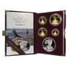 1995 W Proof Gold / Silver American Eagle 10th Ann. 5-Coin Set (w/Box & COA)