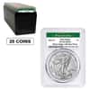 Box of 20 - 2024 (P) Star Privy 1 oz Silver American Eagle PCGS MS 70 FS Philadelphia