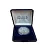 1985 Mexico Silver 50 Pesos 1/2 oz Proof 1986 Soccer World Cup Coin (w/Box&COA)