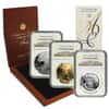 1997 3-Coin Proof Impressions of Liberty Set NGC PF 69 Ultra Cameo (w/Box&COA)