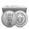 2017 1 oz Ukraine Archangel Michael .9999 Silver Coin In Cap