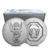2018 1 oz Ukraine Archangel Michael .9999 Silver Coin In Cap