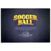 2022 Chad 30 gram Silver Soccer Ball Spherical Antiqued Coin .999 Fine (w/Box)