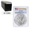 2024 (W) 1 oz Silver American Eagle PCGS MS 70 FS Flag