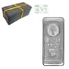 Box of 25 - 1 Kilo Emirates Gold Silver Cast Bar .999 Fine (w/Assay)