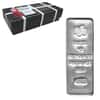 Box of 5 - 100 oz PAMP Suisse Silver Cast Bar .999 Fine (w/Assay)