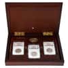 1860-1861 O Seated Liberty Silver Half Dollar SS Republic 3-Coin Set NGC Shipwreck