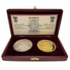 Slovakia Moravian Ruler Mojmir II Gold / Silver 2-Medal Set