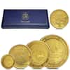 1989 Gold 1.8567 oz Bermuda Hogge Money Proof 4-coin set W/Box & COA