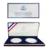 2001 P/D 1.548 oz Silver American Buffalo 2-Coin Set (w/Box & COA)