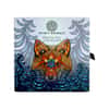 2021 Solomon Islands 1 oz Electric Fox - Spirit Animals Colorized Silver Coin .9999 Fine (w/Box & COA)