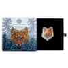 2021 Solomon Islands 1 oz Electric Fox - Spirit Animals Colorized Silver Coin .9999 Fine (w/Box & COA)
