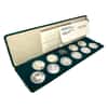 1985-1987 Canada 10 oz Calgary Olympics Proof Silver 10-Coin Set .925 Fine (w/Box & COA)