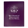 1992 US Mint 1 oz Ben Franklin Firefighters Proof Silver Medal .999 Fine (w/Box & COA)