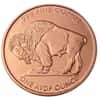 1 oz Copper Buffalo Round .999 Fine