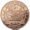 Tube of 20 - 1 oz Indian Head Copper Round .999 Fine