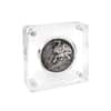 2021 Chad 2 oz Silver Bull vs Bear Pandemic Antiqued High Relief Coin (w/Box)