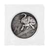 2021 Chad 2 oz Silver Bull vs Bear Pandemic Antiqued High Relief Coin (In Cap, Sealed)