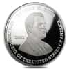 2001 Presidential Election 8 oz Silver Proof Round - George Bush/Al Gore (w/Box & COA)