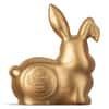2023 1 oz Gilded Silver Lunar Year of The Rabbit Shaped Coin Mongolia .999 Fine (w/Box & COA)