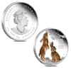 2023 3 oz Silver Lunar Year of The Rabbit 3-Coin Set Australian Perth Mint (w/Box & COA)