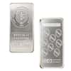 10 oz Johnson Matthey JM Republic National Bank Silver Vintage Bar .999 Fine