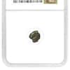 135-37 BC Judaea Hasmonean Kings AE Prutah Widow's Mite Coin NGC