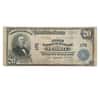 1902 $20 First National Bank of Peoria Currency Note Circulated