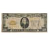 1928 $20 Gold Certificate Currency Note Woods Mellon Cull