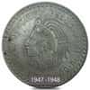 1947-1948 Mexico 5 Pesos Cuauhtemoc Silver Coin Avg Circ (Random Year)