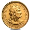 1 Libra Peru Gold Coin Avg Circ AGW .2354 oz (Random Year)
