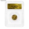 2.5 Gram Generic Gold Round ICG MS/PF 70