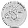 2013 2 oz Silver Lunar Year of The Snake BU Australian Perth Mint In Cap