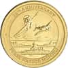 2016 1/10 oz Gold Tuvalu Pearl Harbor Perth Mint .9999 $15 Coin BU