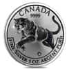 2016 1 oz Canadian Silver Cougar Predator Series $5 Coin .9999 Fine Silver